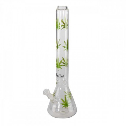 Black Leaf Old School Ice Bong green